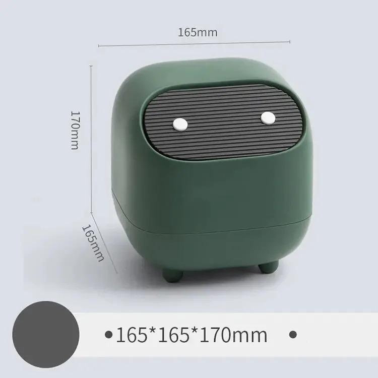 Настольный мусорный бак, креативный милый настольный мусорный бак, маленькая трубка, мусорный бак для комнаты, мини-столик, пластиковое мусорное ведро, пресс, ведро для хранения автомобиля