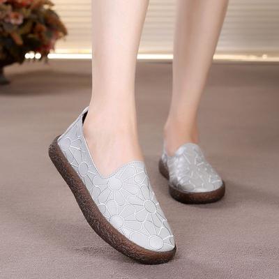 Женские легкие балетки с круглым носком на плоской подошве без шнуровки для женщин, повседневные лоферы из искусственной кожи, нарядные туфли, мягкие туфли для вождения, прогулочные лоферы