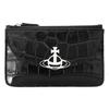 Vivienne Westwood Half Moon Card 51110053 L0039 N401 Holder, Black, [Used]