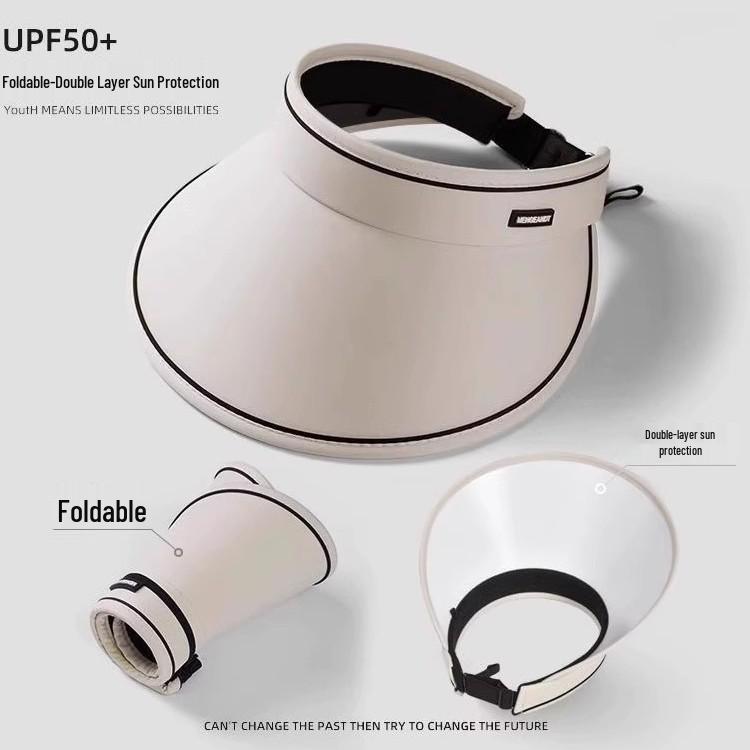 Женская шляпа-козырек от солнца с защитой от УФ-лучей и маской для лица