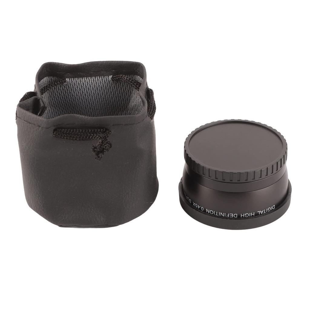 58mm Macro Lens for Cameras and Video Wide Field of Landscape Includes Lens Storage Bag JSR-1151 0.45X Wide-Angle Cameras, View, Photography,