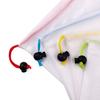 5pcs/set Reusable Produce Mesh Bags Eco Friendly Fruit Vegetable Bags for Kitchen Storage Net Merchandise Bags with Drawstring