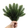 6pcs Artificial Simulation Pine Needles Artificial Green Leaves Plants Christmas Pine Branches