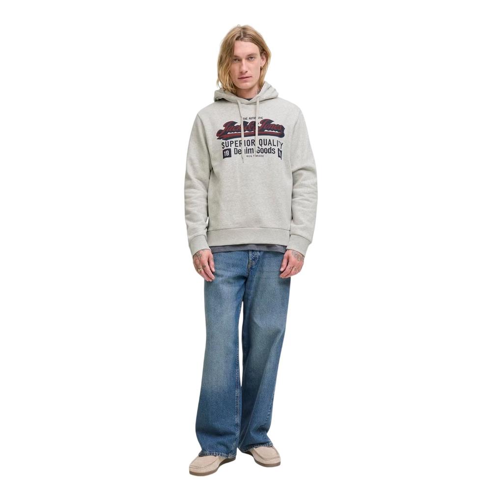 Jack And Jones Mens Denim Goods Hoodie