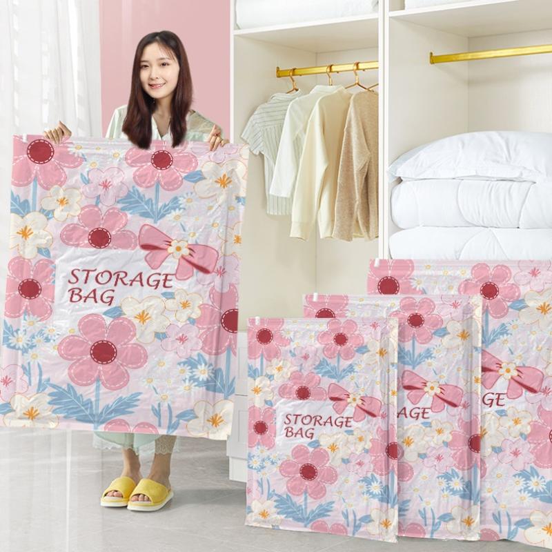 Вакуумный пакет для хранения, Экономичные пакеты, Компрессионные для одеял и покрывал, С герметичным замком, Одежда, Организатор для путешествий