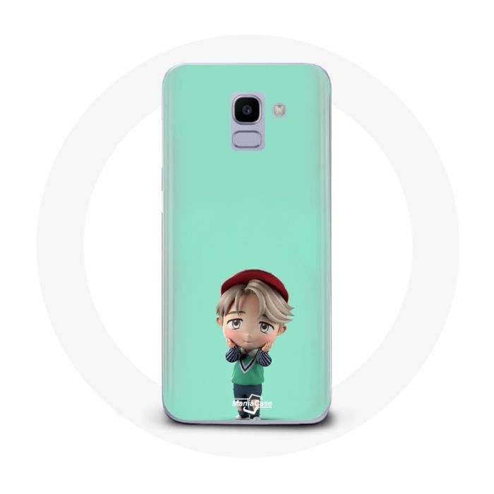 Coque pour Samsung Galaxy J6 2018 BTS TinyTAN Animation Jimin
