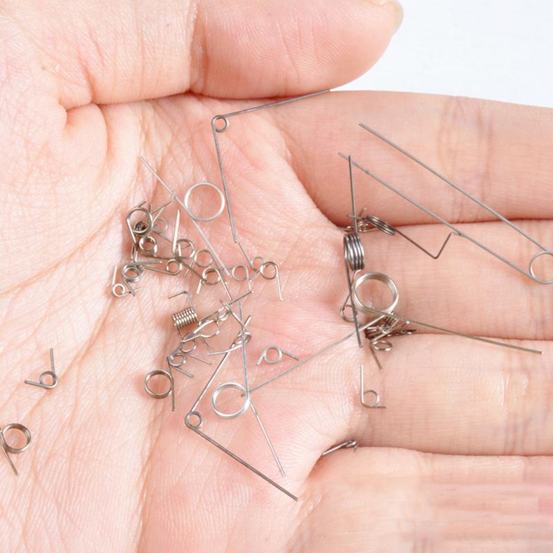 20PCS Wire Diameter 0.3mm Micro Mini 304 Stainless Stee Torsion Spring For Jewelry
