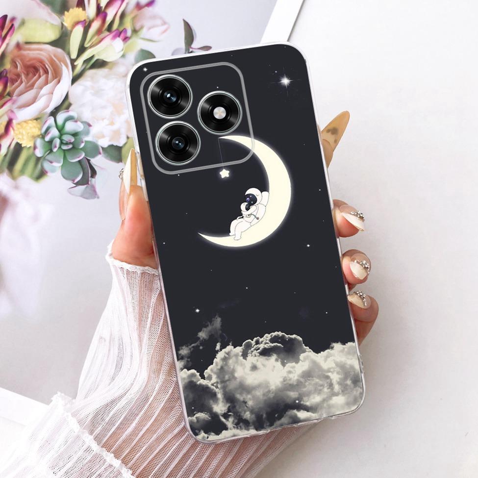 Case For Honor X5C Plus Cover Transparent Luxury Cute Cat Fashion Butterfly Cool Painted Casing For Honor X5cPlus