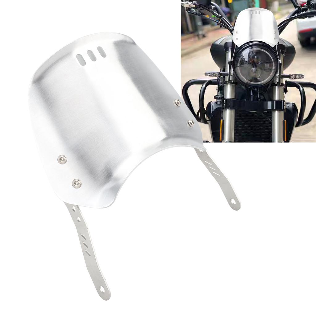 Motorcycle   Protective Wind Deflector Windscreen Front Flyscreen with Mount Replacement for Su uki SV1000 SV400 GS750E