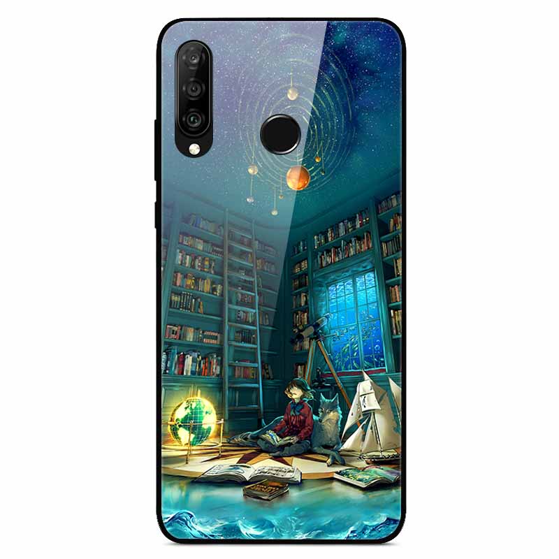 Для чехлов Huawei P30 Lite P30Pro P20pro P20Lite Роскошные закаленные стеклянные жесткие задние чехлы для Huawei P20 Pro P30Pro Fundas Capa P20