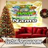 Custom Name Personalized Plants vs. Zombies Print Tapestry, Wall Art Decor, Bedroom, Dorm, Apartment, LivingRoom, Party Backdrop, Gift for Birthday