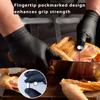 50/10PCS Disposable Black Nitrile Gloves Latex Free Waterproof Durable Suitable for Kitchen Food Processing Beauty SalonFamily
