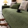 New Sofa Cushion Autumn And Winter Plush Thickened Non-Slip Seat Cushion Premium Leather Sofa Cover Cloth Towel