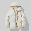 Men's and Women's Hooded Down Jacket - Thick Cotton Coat for Autumn and Winter
