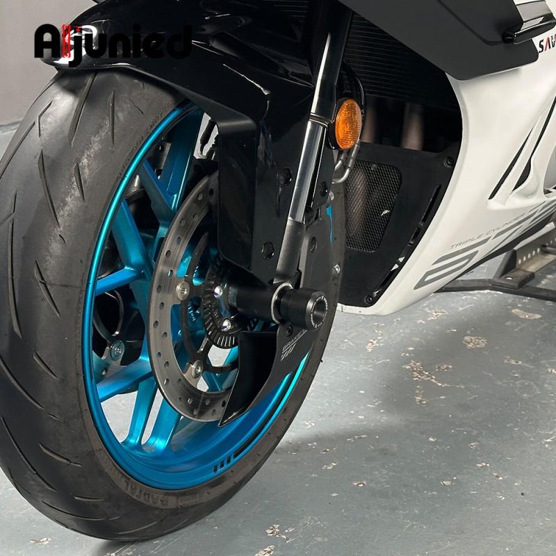 Stainless Steel POM Crash Protection Bars CFMOTO 675NK 675SR 675SS Front Rear Axle Guard Protector
