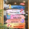 2025 Snake Year New Year & Spring Festival Window and Door Stickers Set