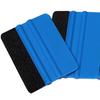 Plastic Car Squeegee Decal Wrap Applicator Soft Felt Edge Scraper Paster Tool