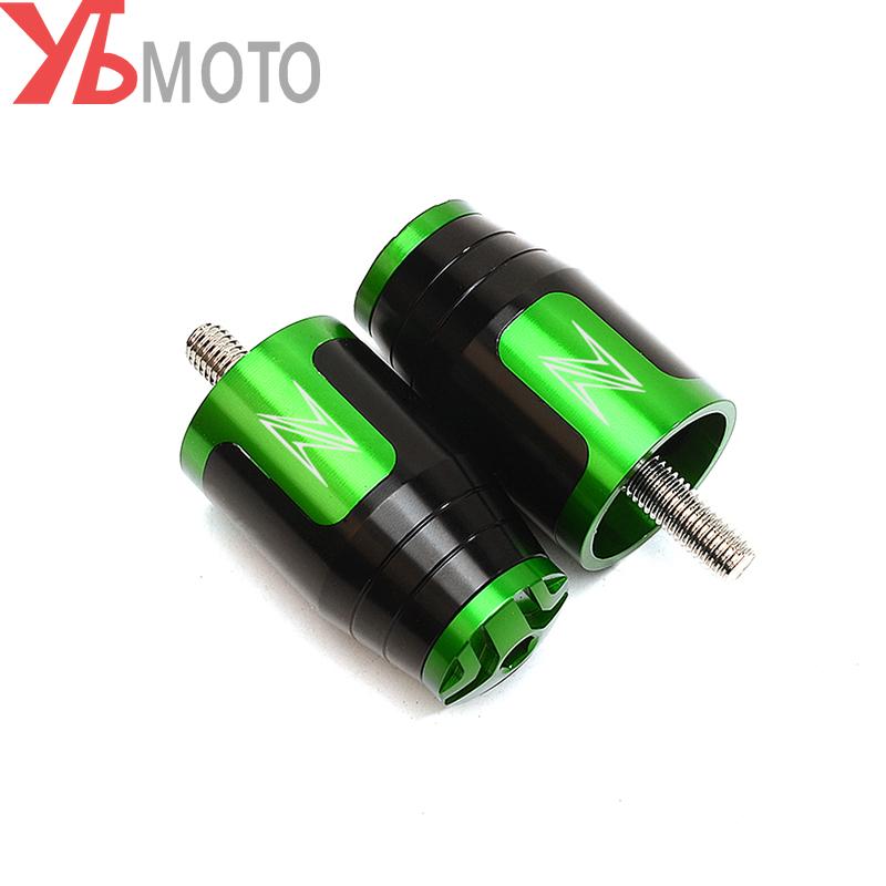 Motorcycle Aluminum Handlebar Handle Bar Ends Anti Vibration Plug for KAWASAKI Z900 Z900RS Z1000/SX Z400 Z750 Z800
