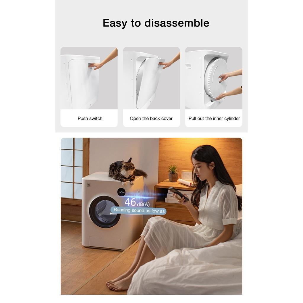 DC 12V 2A 9 функций Большой размер Лоток для кошек PET MARVEL Умный автоматический лоток для кошек Туалет для кошек 8 л