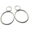 4 PCS Car Interior Accessory Speed Meter Decor Gauge Cluster Bezal Dashboard Dial Ring For BMW E30 3 Series - Matt Silver Color