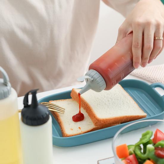 Многоцелевая пластиковая бутылка для соусов без BPA, практичная, с хорошим уплотнением, бутылка для кетчупа для дома