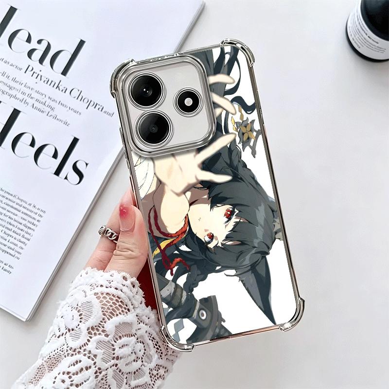 Zenless Zone Zero Хосими Мияби Мягкий чехол для телефона Xiaomi Redmi Note 14 15 Pro Plus 13 12 11S 11T 5G 10 9S 9 Покрытие Защита от падения