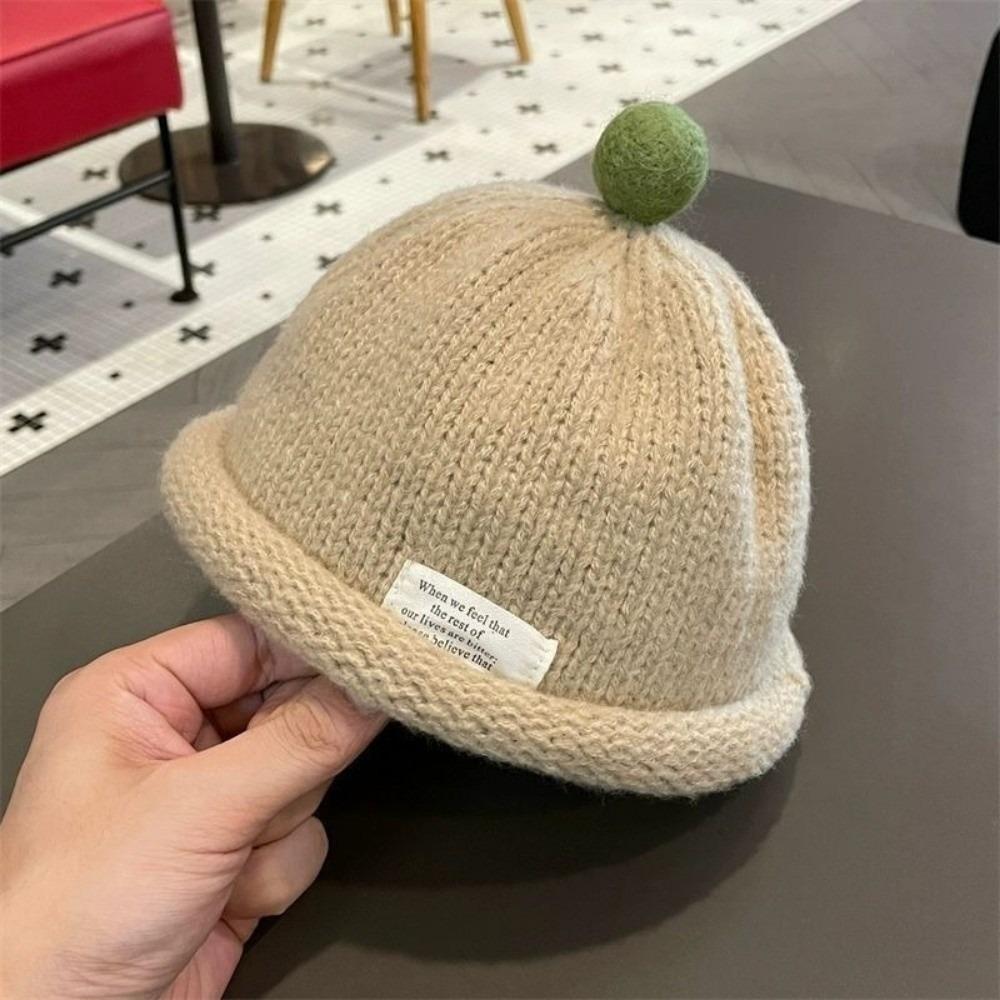 Cute Design Knitted Beanie Warm Infant Cap Fashion Landlord Hat Kids Boy Girl