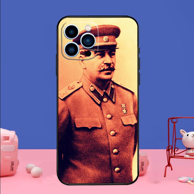 Russian Commander Stalin Phone Case For iPhone 17 Air 16 15 14 11 12 13 Pro Max 13 mini 15 16 Plus 16e Bumper Cover