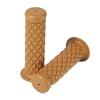 MOTO BASE Motorcycle Rubber Handle Grip for 0.9 Inch (22.2 Mm) (7/8) Diamond Pattern