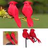Bird Feather Christmas Bird Simulation Bird Garden Decoration Bird Foam Fake Bird