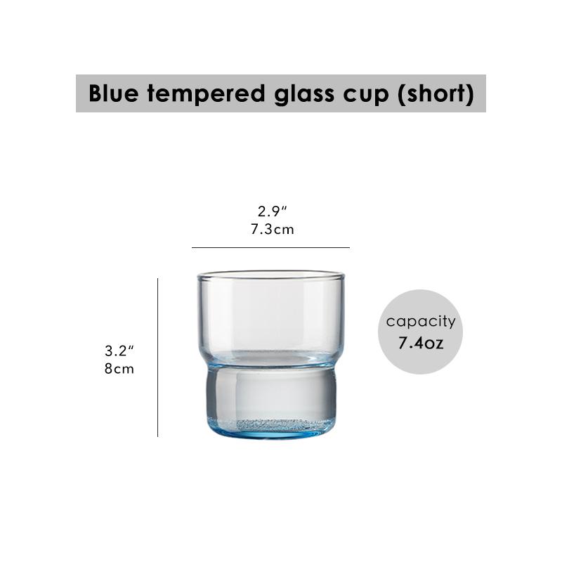 Стеклянные стаканы для лонг-дринков, цветные стаканы для питья, цветные стаканы, закаленное стекло для сока, напитков, пива, коктейлей