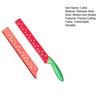 Watermelon Knife with Sleeve ,Stainless Steel Serrated Cutter for Cutting Watermelon Bread Cake Cheese, Multipurpose Kitchen Baking Tool