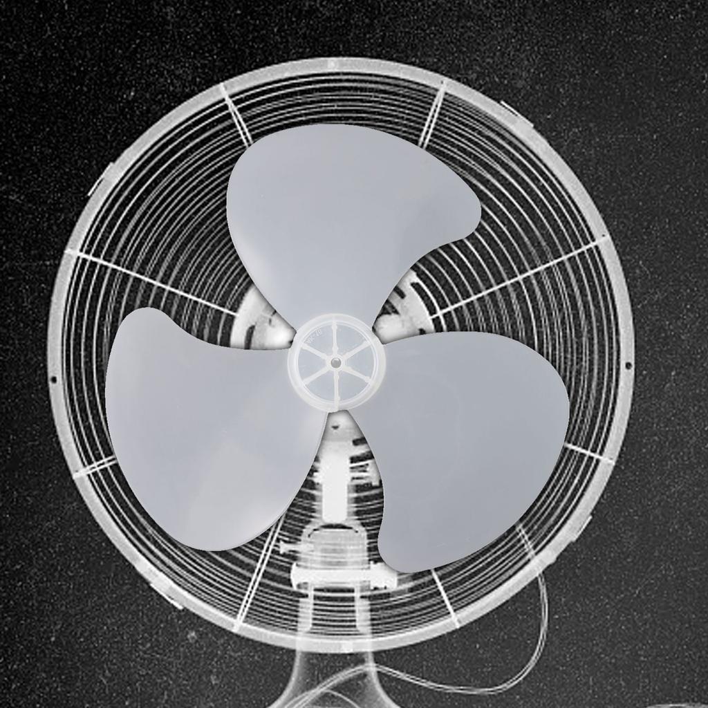 16-дюймовая бытовая пластиковая лопасть вентилятора три лопасти с крышкой гайки для лопасти вентилятора на подставке вентиляторы качества воздуха в помещении обогрев охлаждение