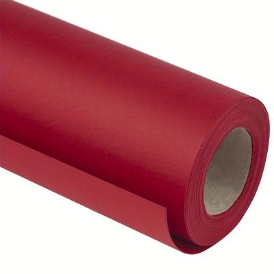 1 рулон переработанной красной крафт-бумаги - 22,5" x 24' - Идеально подходит для рукоделия, упаковки, кипования и покрытия пола - Высокое качество, гибкая