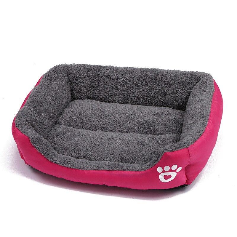 Pet Sofa Dog Bed Soft Fleece Warm Dog House Waterproof Bottom For Small Medium Large Dogs Cats Beds House