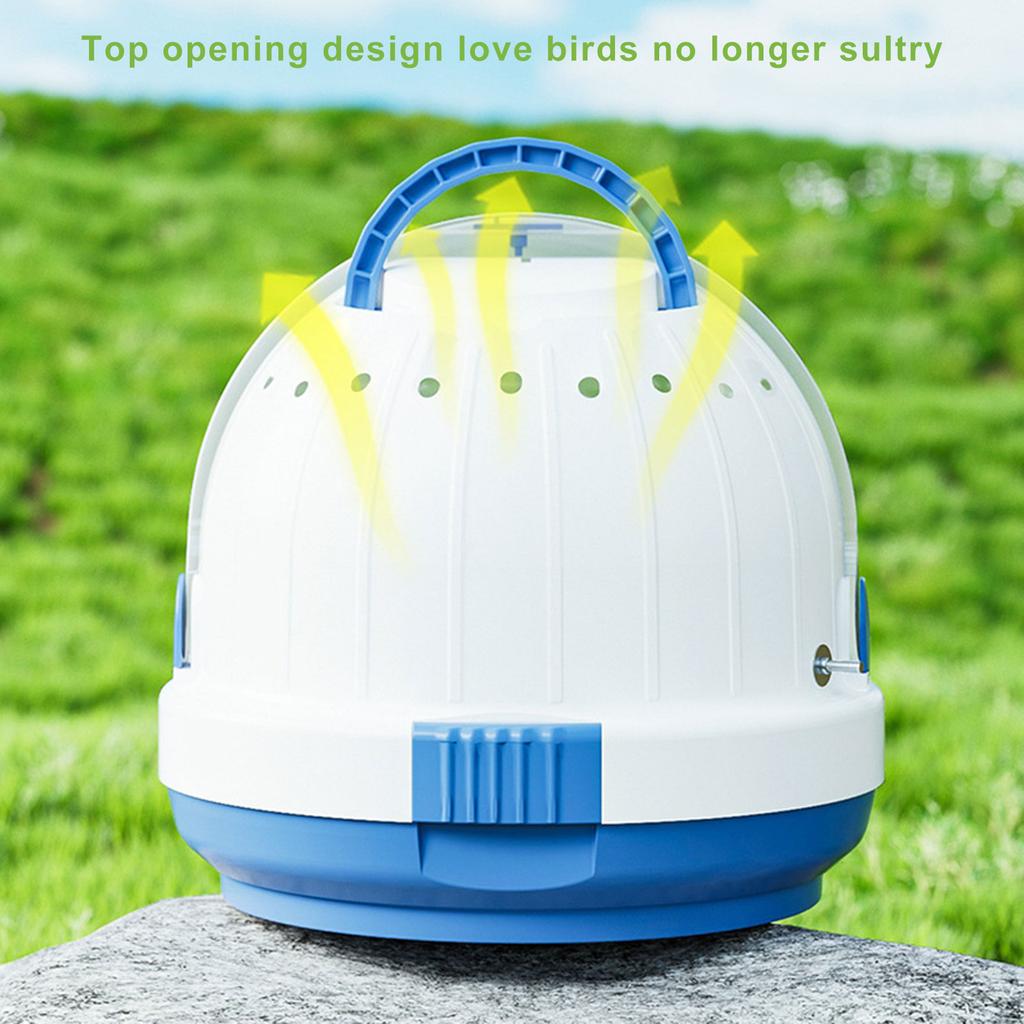 Портативная прозрачная клетка для транспортировки птиц-попугаев, вентилируемая сумка-переноска с окном, дышащая переноска для птиц, дорожная сумка