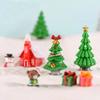 1 Pcs Cute Mini Christmas Tree Rainbow Unicorn Snowflake Duck Fairy Garden Plant Resin Craft Miniature Ornament Gift Decoration