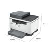 HP Black & White Laser Printer Series CN plug (adapter included)