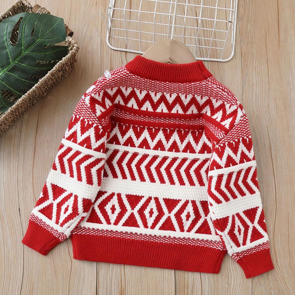 Детский свитер, осень/зима 2023, новый трикотажный свитер унисекс с героями мультфильмов