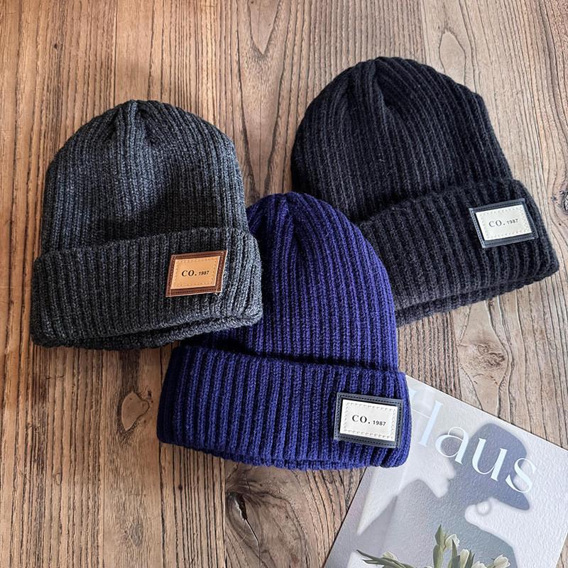 Wool Beanie Hat For Women And Men Warm Knit Cap With Ear Protection For Winter Sports