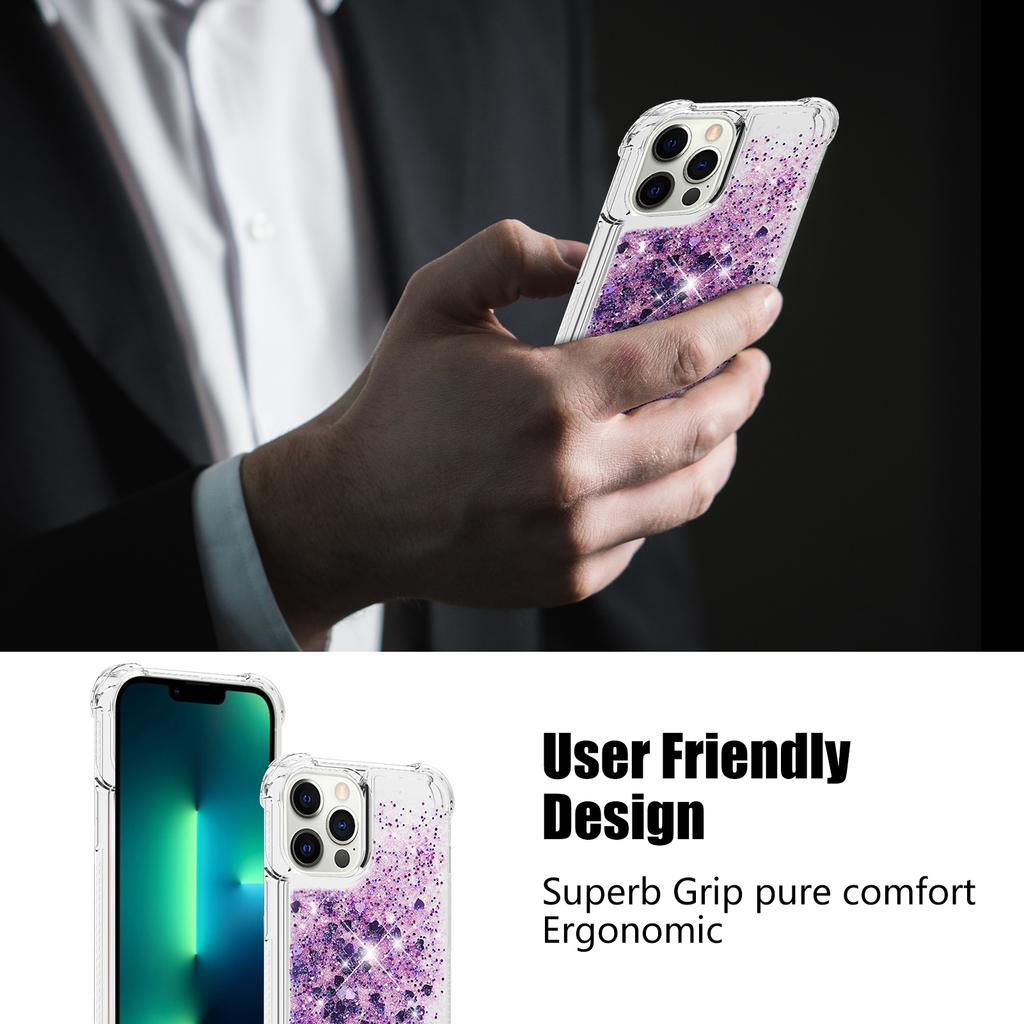 Противоударный чехол для телефона с красочным блестящим градиентом и жидким зыбучим песком для iPhone 15 14 Plus 13 12 11 Pro Max для Samsung S24 S23 S22 S21 Ultra Plus A15 A25