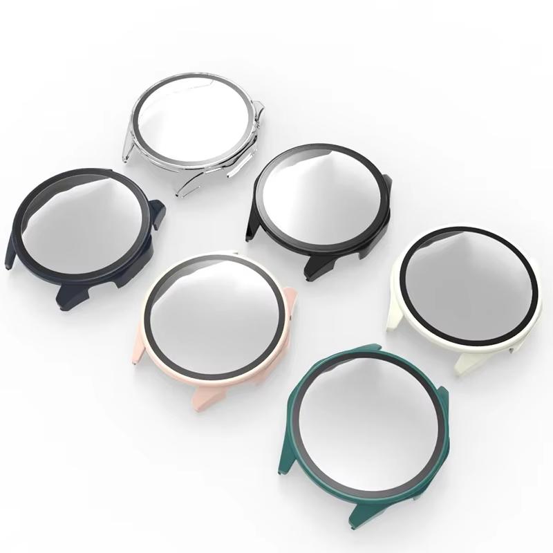 Закаленное Стекло+Чехол из ПК для Huawei Watch GT4 46ММ аксессуары Защита Экрана по всему периметру Жесткий Бампер Чехол для huawei gt 4 46 мм
