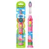 Firefly Ready Go Brush, Peppa Pig Illuminated Timer Toothbrush, Premium Soft Bristles, 1-Minute Timer, Stain-Resistant Suction Cup, Batteries Included