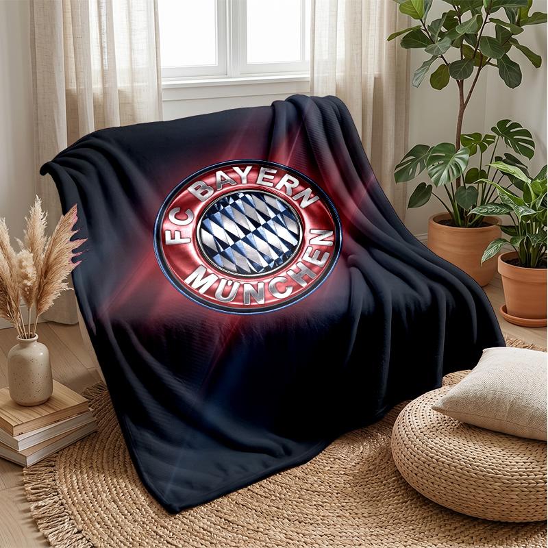 Bayern Munich Soft Flannel Fleece Blanket Lightweight Cozy Warm Throw Blanket For Sofa Bed Home Decor