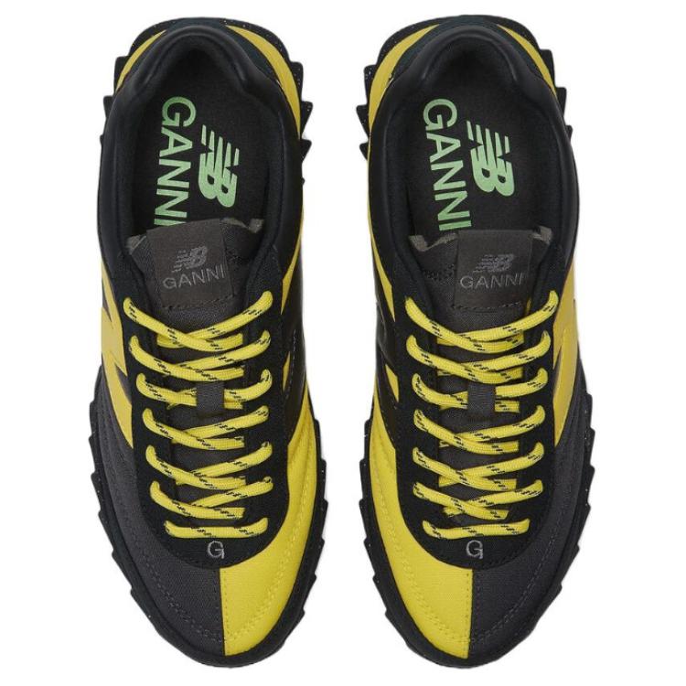 GANNI x New Balance RC30 Низкие Беговые Кроссовки Мужские Черно-Желтые URC30GA