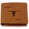 Винтажный коричневый кожаный кошелек Leo с RFID-блокировкой для мужчин