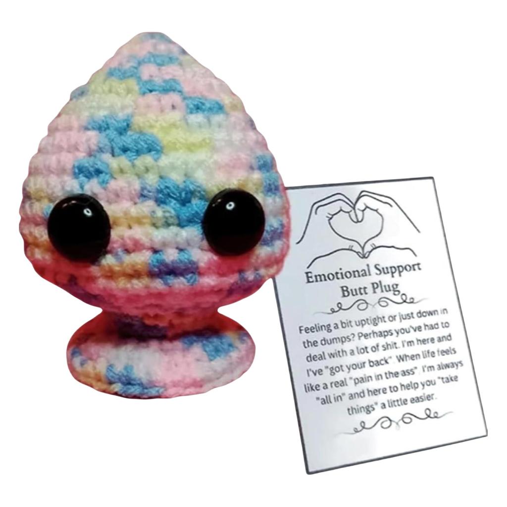 Hand-Crocheted Creative Cartoon Cute Ornament Stress Relief Doll