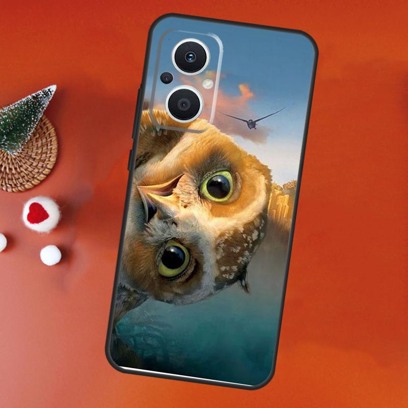 Чехол с животным совой для OPPO Reno 10 8 7 4 5 6 Lite 2Z 4Z 5Z OPPO Find X5 X6 Pro X2 X3 Lite Neo Задняя крышка
