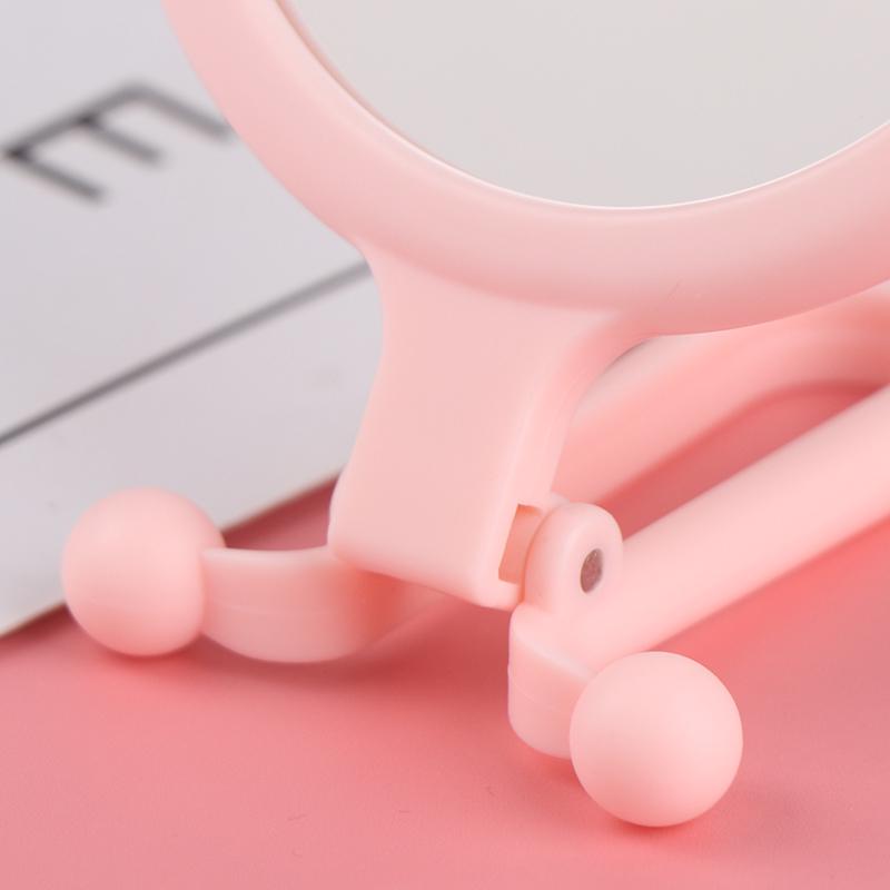 5/10-кратное увеличительное ручное зеркало для путешествий, двухстороннее складное ручное зеркало для макияжа