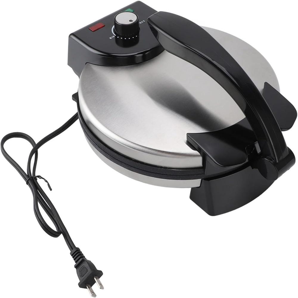 Non Stick Surface Electric Tortilla Maker Adjustable Temperature Chapati Machine Restaurant